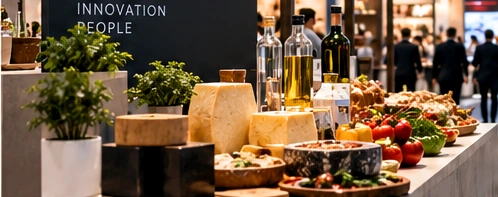 Prodotti agroalimentari presentati in fiera