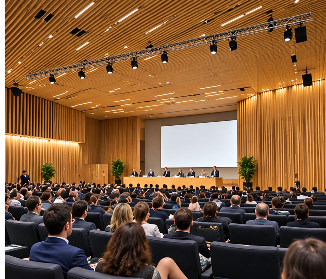 Pubblico in un auditorium di Padova Congress